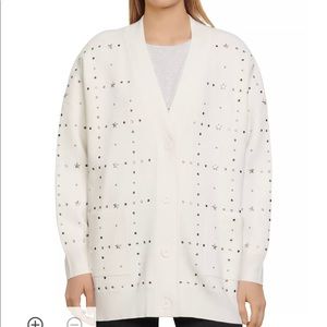 Sandro Stars Embellished Cardigan New with Tag